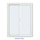 JELD-WEN FiniShield V-4500 35-1/2-in x 47-1/2-in x 3-in Jamb Right-operable Vinyl Black Sliding Window Full Screen Included
