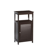 Ellsworth 18 in. W x 32-17/25 in. H x 11-4/5 in. D Bathroom Linen Storage Floor Cabinet in White - Super Arbor