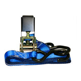 Ready Pack 1 in. x 15 ft. Ratchet Tie Down Strap with 1500 lbs./S-Hook (10 per Box) - Super Arbor
