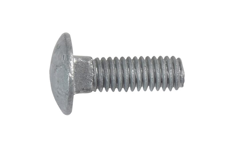 Hillman 5/16 in. x 1 in. Hot-Dipped Galvanized Steel Carriage Bolt, 100-Pack