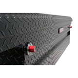 Weather Guard 71.5 in. Glossy Black Aluminum Full Size Crossbed Truck Tool Box - Super Arbor