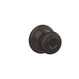 Georgian Bright Brass Keyed Entry Door Knob - Super Arbor