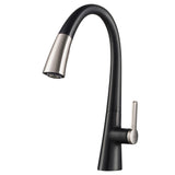 Nolen Single-Handle Pull-Down Sprayer Kitchen Faucet with 2-Function Sprayhead in all-Brite Spot Free Stainless Steel - Super Arbor