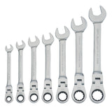 Craftsman 7 pc Metric Reversible Ratcheting Flex Head Wrench Set