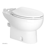 SaniAccess3 2-Piece 1.280 GPF Single Flush Elongated Toilet with .5 HP Macerating Pump in White - Super Arbor