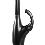 Contemporary Single-Handle Pull-Down Sprayer Kitchen Faucet with Soap Dispenser in Mediterranean Bronze - Super Arbor