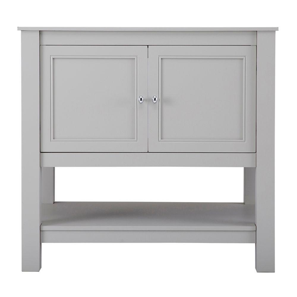 Gazette 30 in. W Bath Vanity Cabinet Only in White - Super Arbor