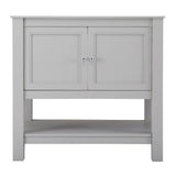 Gazette 30 in. W Bath Vanity Cabinet Only in White - Super Arbor