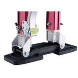 18 in. to 30 in. Adjustable Height Drywall Stilts in Red - Super Arbor