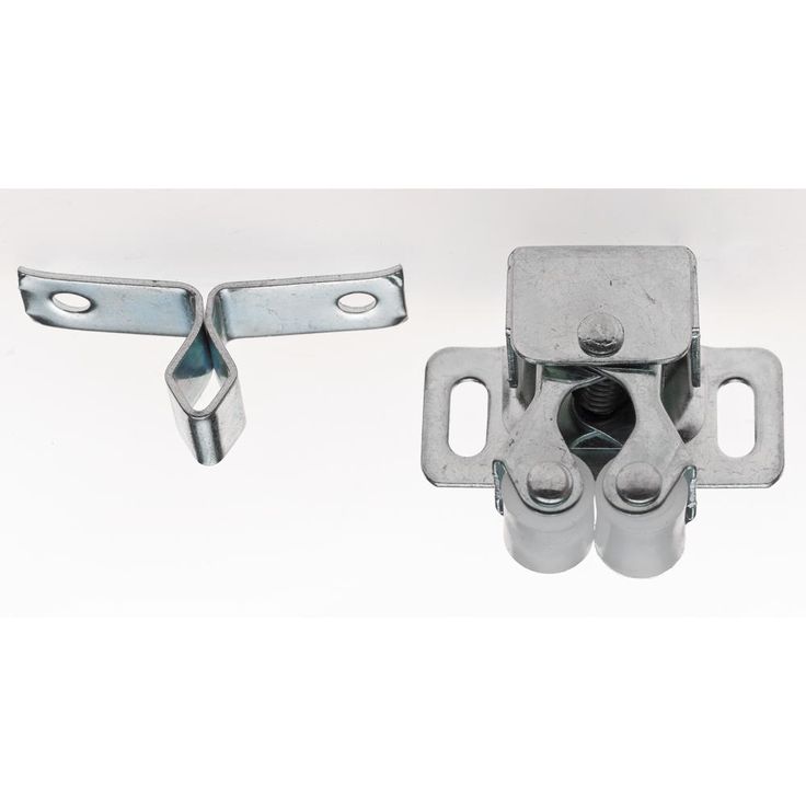 Double Roller Catch with Spear, Zinc Plated (1-Pack)