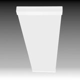 Commercial Electric 48 in. x 10 in. 4200 Lumens White End Caps Integrated LED Panel Light Selectable CCT Kitchen Lighting