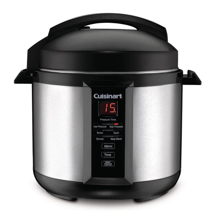 8 qt. Brushed Stainless Pressure Cooker