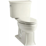 Archer Comfort Height 2-piece 1.28 GPF Single Flush Elongated Toilet with AquaPiston Flushing Technology in Cashmere - Super Arbor