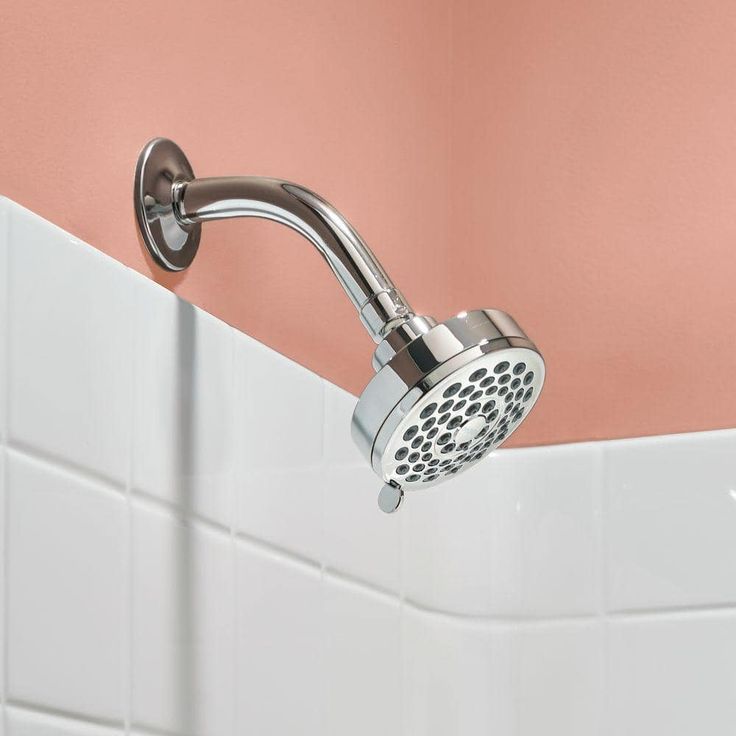 Eos 3-Spray 3.8 in. Single Wall Mount Fixed Shower Head in Chrome (1.75 GPM)