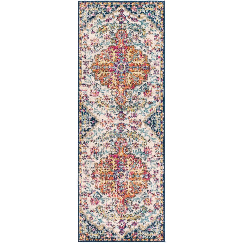 Demeter Ivory 8 ft. x 10 ft. Abstract Area Rug - Super Arbor