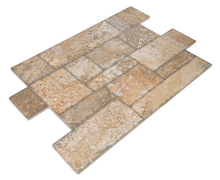 Style Selections Carmen Brown 16-in x 24-in Glazed Porcelain Floor Tile