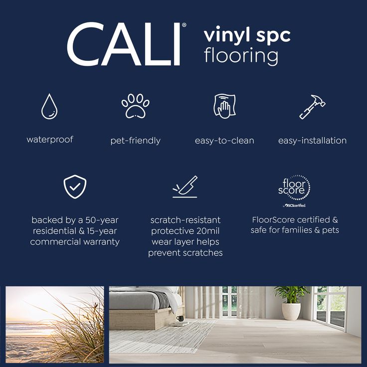 CALI Mute step Aged Hickory Brown 20-mil x 7-in W x 48-in L Waterproof Interlocking Luxury Vinyl Plank Flooring (24.03-sq ft/ Carton)
