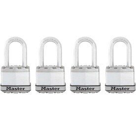 Master Lock 4-Pack 1.75-in Steel Keyed Padlock - Super Arbor