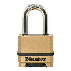 Master Lock 2.273-in Brass Combination Padlock - Super Arbor