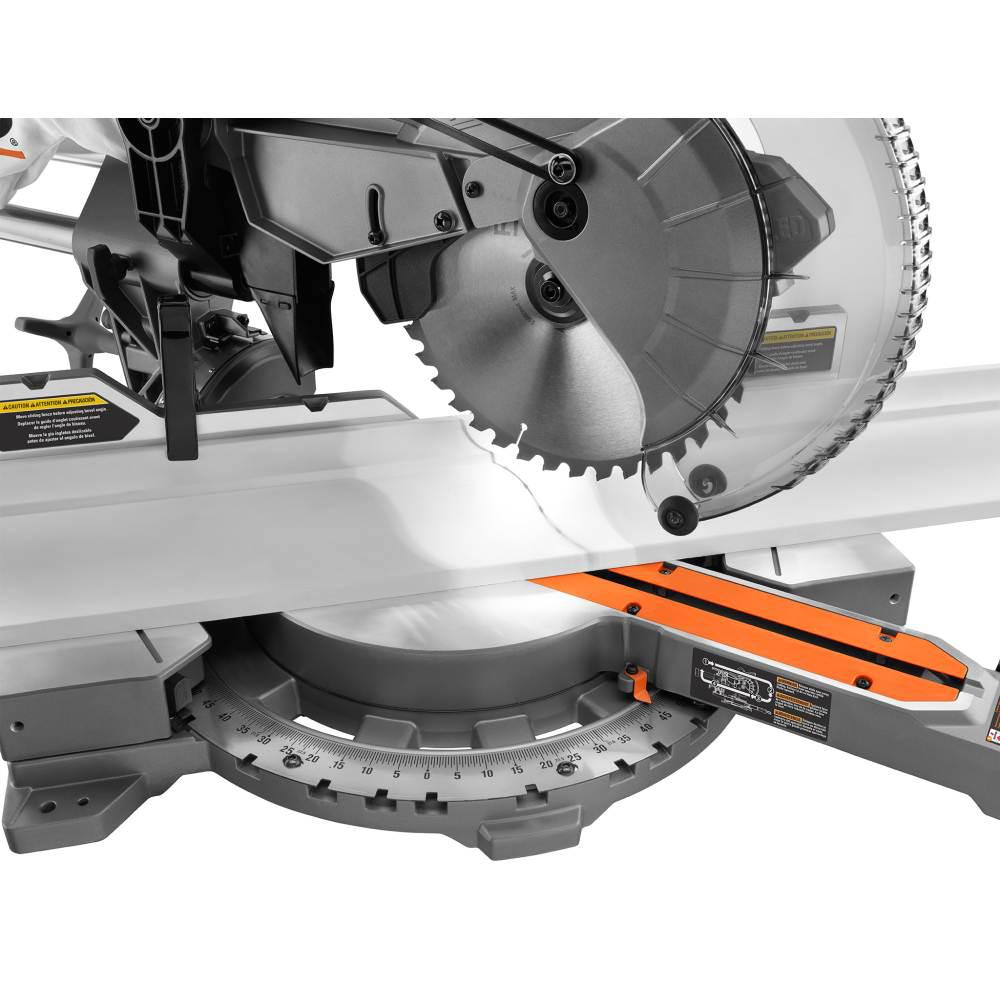 15 Amp 10 in. Sliding Miter Saw with Universal Mobile Miter Saw Stand and Mounting Braces