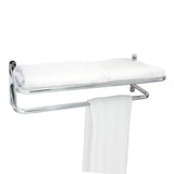 Hotel Grade 24 in. Wall Mounted Towel Rack in Polished Chrome - Super Arbor