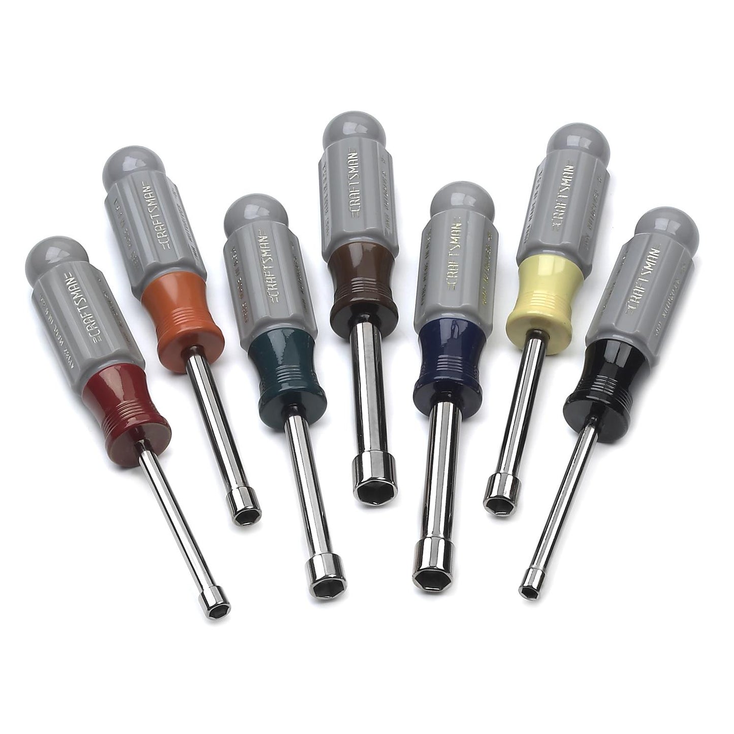 Craftsman 7-Piece Metric Nut Driver Set with Color-Coded Handles