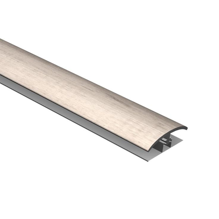 CALI Mute Step Gray Ash 0.56-in T x 1.25-in W x 72-in L Vinyl T-moulding