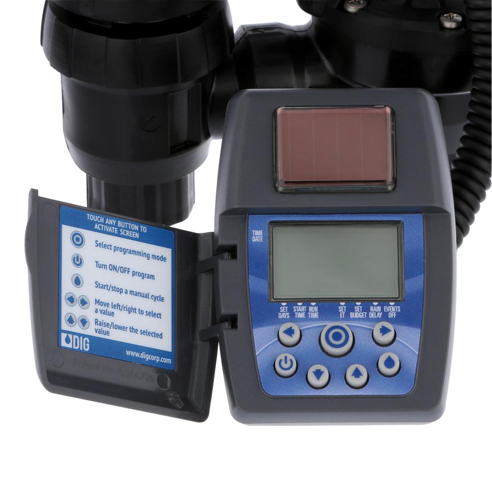 Solar Powered Irrigation Timer with Anti-Siphon Valve - Super Arbor