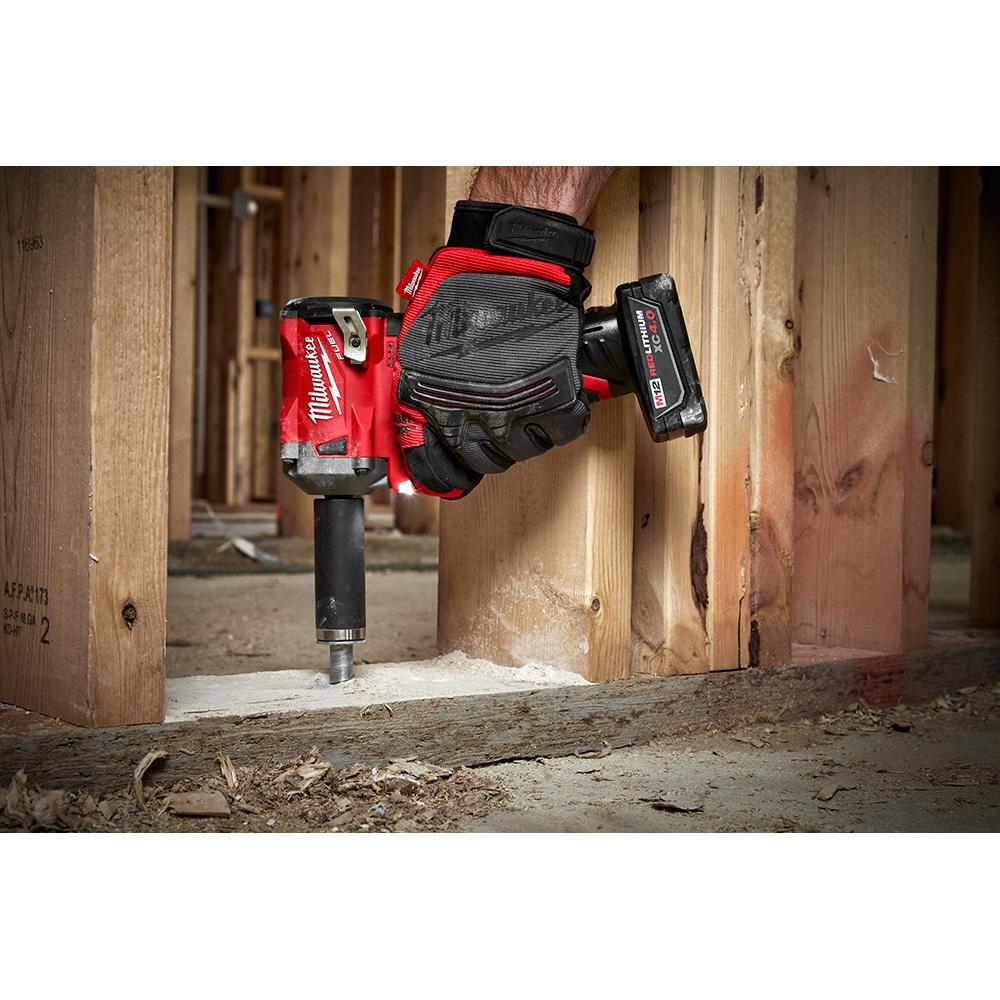 M12 FUEL 12-Volt Lithium-Ion Brushless Cordless Stubby 3/8 in. Impact Wrench & Ratchet Combo Kit (2-Tool) - Super Arbor
