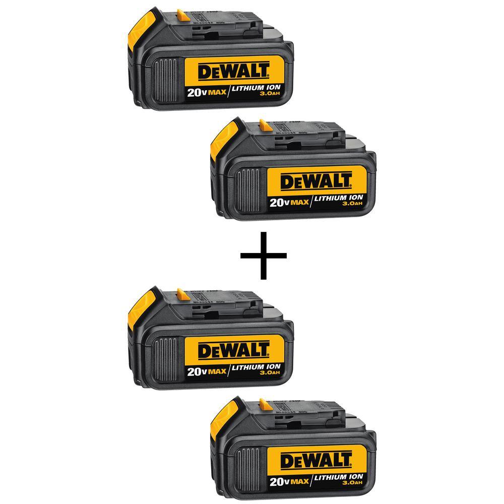 20-Volt MAX Premium Lithium-Ion 3.0Ah Battery Pack (10-Pack) - Super Arbor