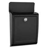 Sienna Black Wall Mount Locking Mailbox - Super Arbor
