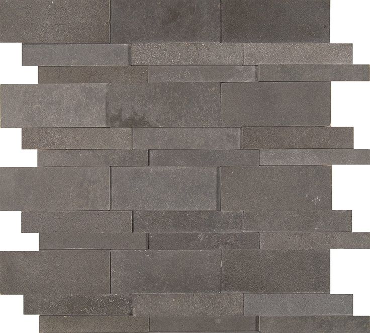 MSI Neptune 3D 12 in. x 12 in. x 10mm Honed Basalt Mesh-Mounted Mosaic Tile (10 sq. ft. / case)