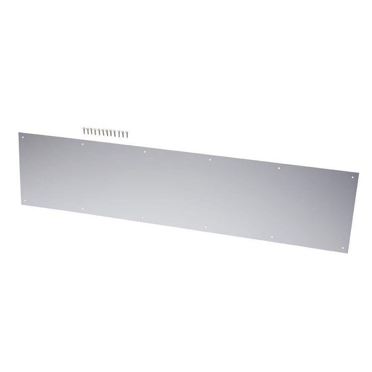 8 in. x 34 in. Satin Aluminum Kick Plate