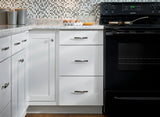 Diamond NOW Arcadia 30-in W x 12-in H x 12-in D White Wall Fully Assembled Cabinet (Recessed Panel Shaker Door Style)