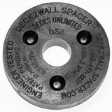 Deck2wall 2-1/2-in Black Plastic Ledger Spacer