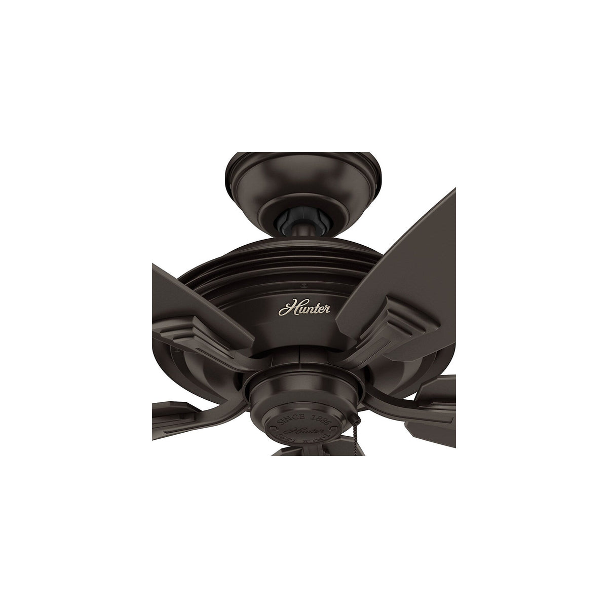 Hunter Rainsford 52-in Premier Bronze Indoor/Outdoor Ceiling Fan (5-Blade)