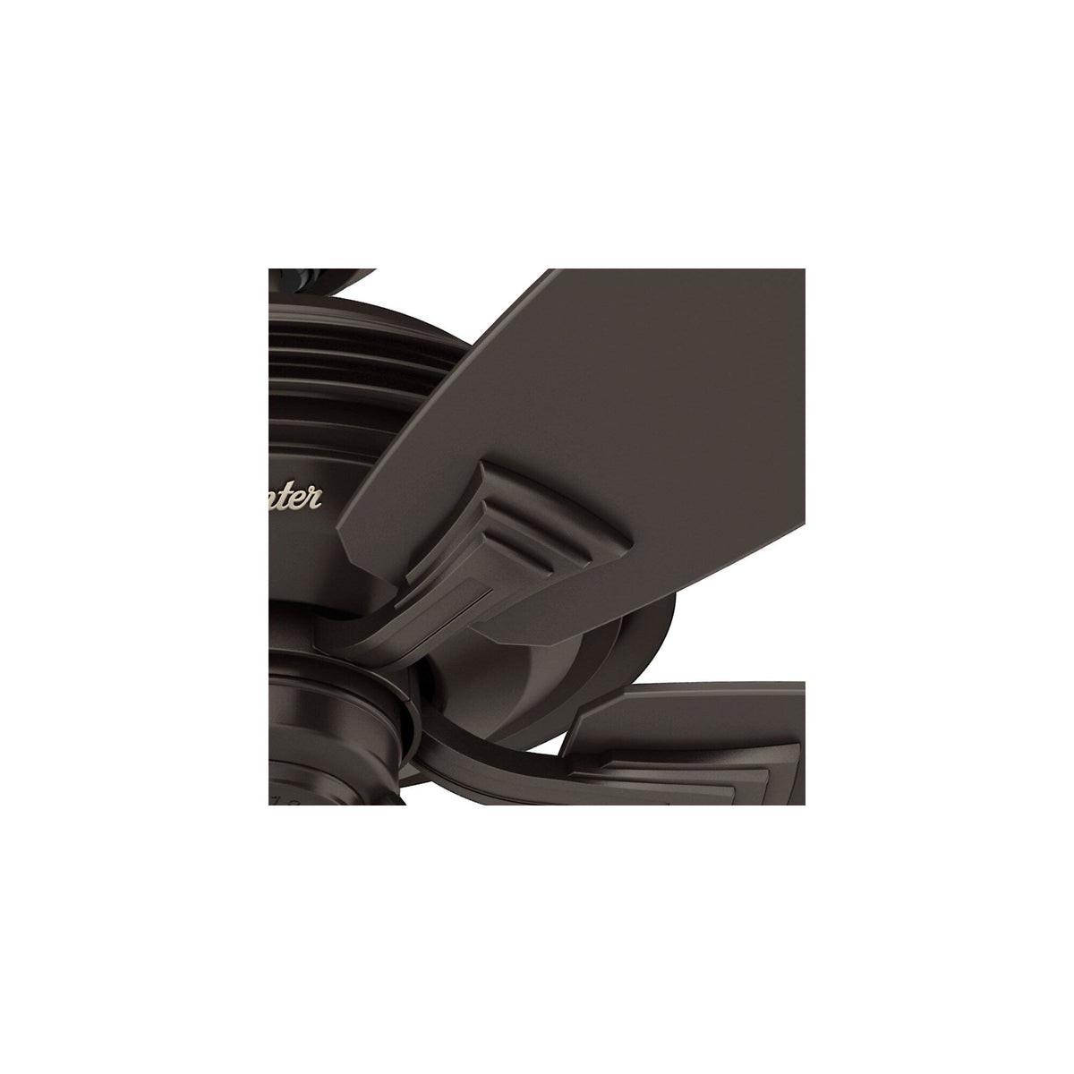 Hunter Rainsford 52-in Premier Bronze Indoor/Outdoor Ceiling Fan (5-Blade)