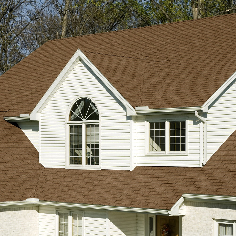 Owens Corning Supreme Desert Tan 3-Tab Asphalt Roofing Shingles (33.3 sq. ft. per Bundle, 3 Bundles per Square)