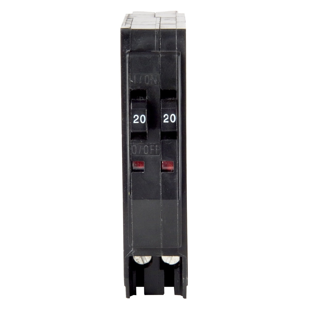 Square D QO 20-Amp/20-Amp 1-Pole Tandem Circuit Breaker, 3/4-in Width (QOT2020CP)
