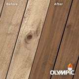 Olympic Maximum 5 gal. Clove Brown Semi-Transparent Exterior Stain and Sealant in One - Super Arbor
