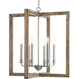Progress Lighting Turnbury 6-Light Gray Coastal Chandelier