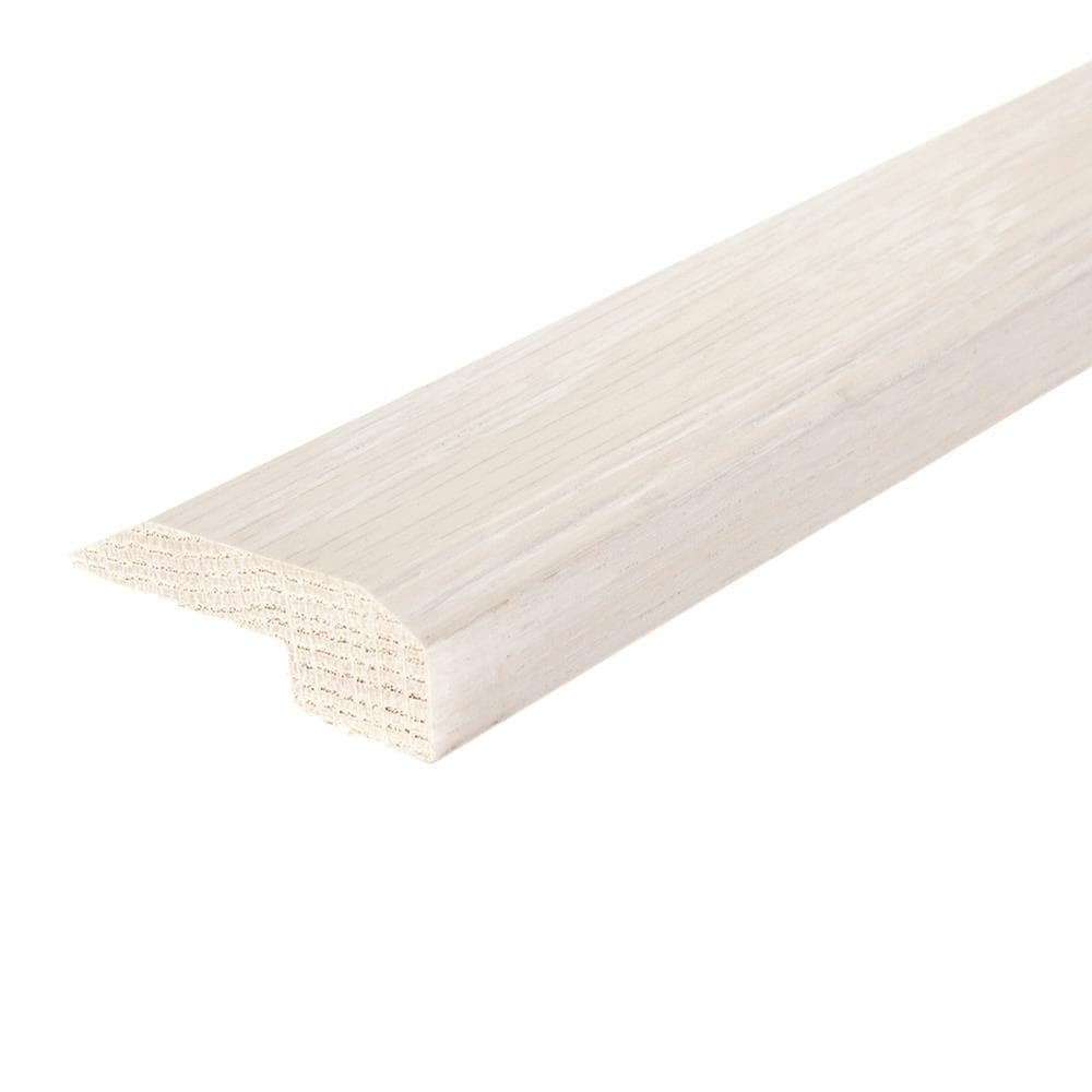 Flexco Alabaster 0.688-in T x 2-in W x 78-in L Solid Wood Threshold