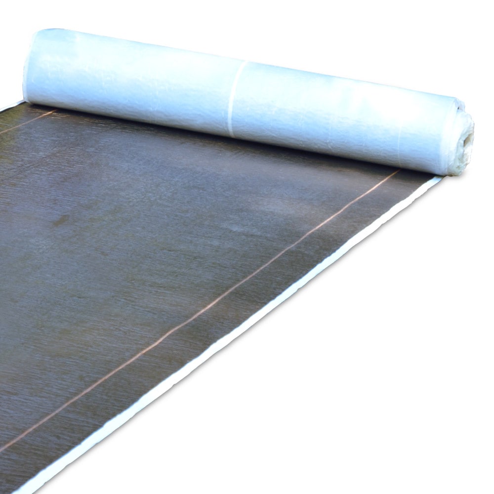 GAF Liberty Base Sheet, Self‑Adhering, 3.28-ft W x 66-ft L (200-sq ft) Black Roll Roofing