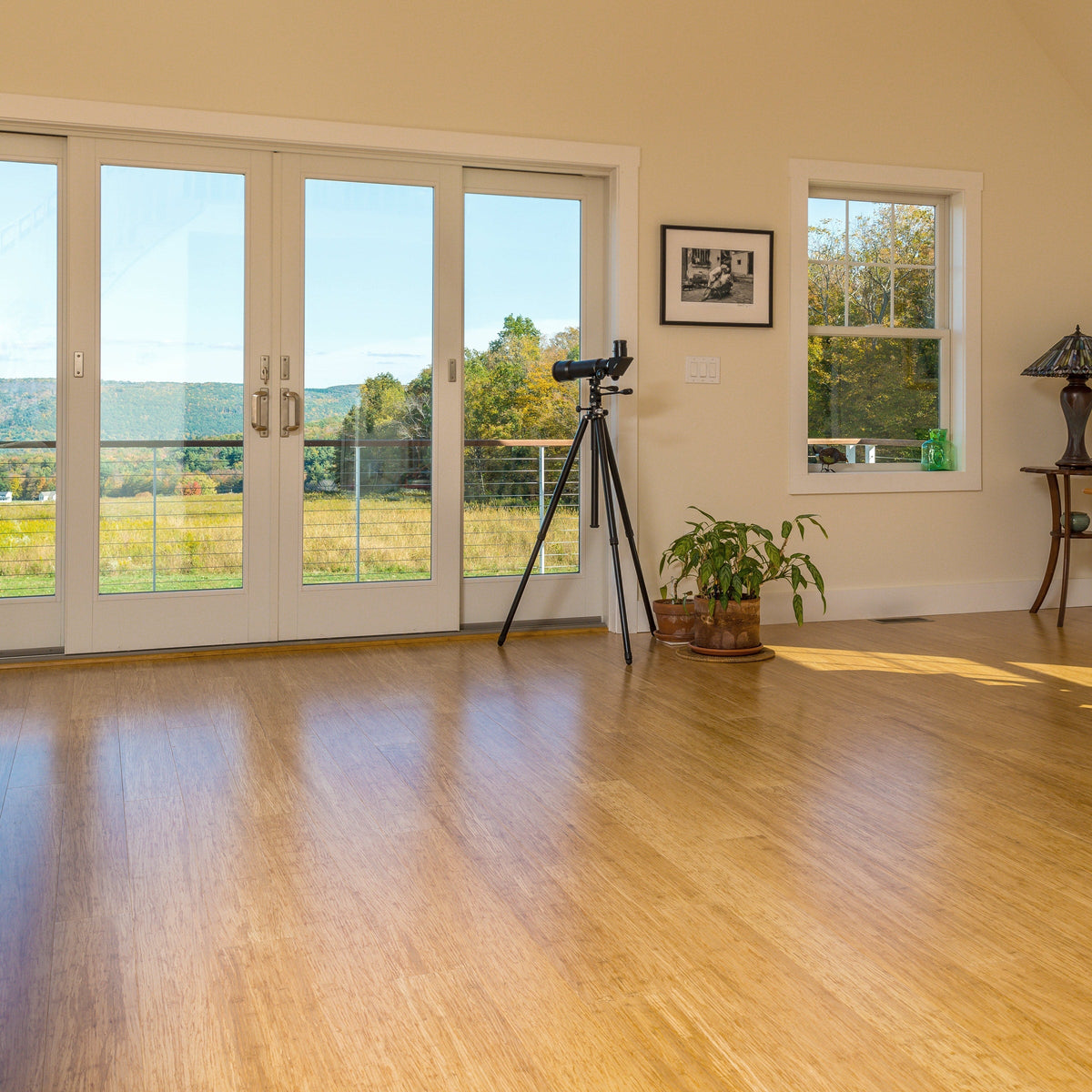 Cali Bamboo Fossilized Natural Bamboo 9/16-in T x 5-3/8-in W Smooth/Traditional Solid Hardwood Flooring (27.01-sq ft/carton)