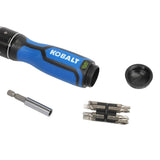 Kobalt Double-Drive 13-Piece Magnetic Ratcheting Multi-Bit Screwdriver Set, 3-1/2-in Shaft