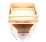 Diamond NOW Denver 30-in W x 35-in H x 23.75-in D Natural Door and Drawer Base Stock Cabinet