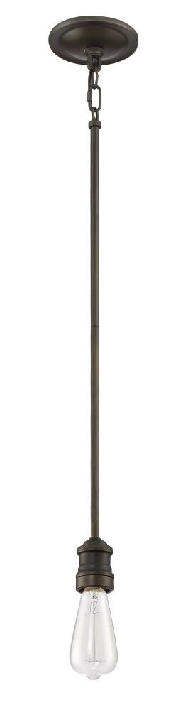 Quoizel Soho Bronze Transitional Clear Glass Globe Pendant Light