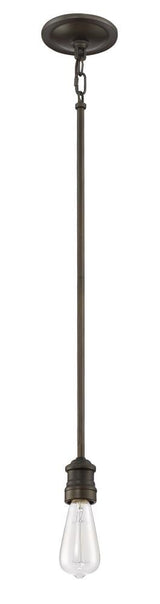 Quoizel Soho Bronze Transitional Clear Glass Globe Pendant Light