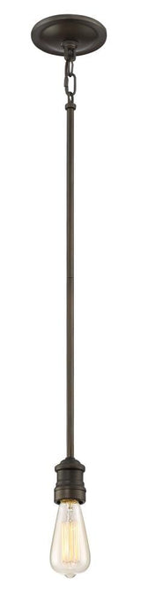 Quoizel Soho Bronze Transitional Clear Glass Globe Pendant Light