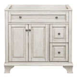 Corsicana 60 in. W x 21.5 in. D Vanity Cabinet Only in Antique White - Super Arbor